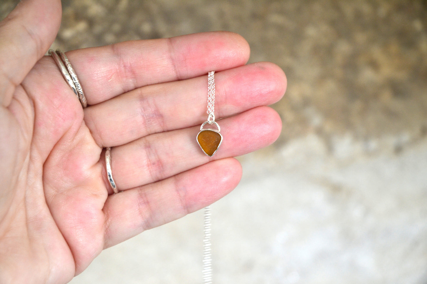 Classic Cornish Sea Glass Necklace