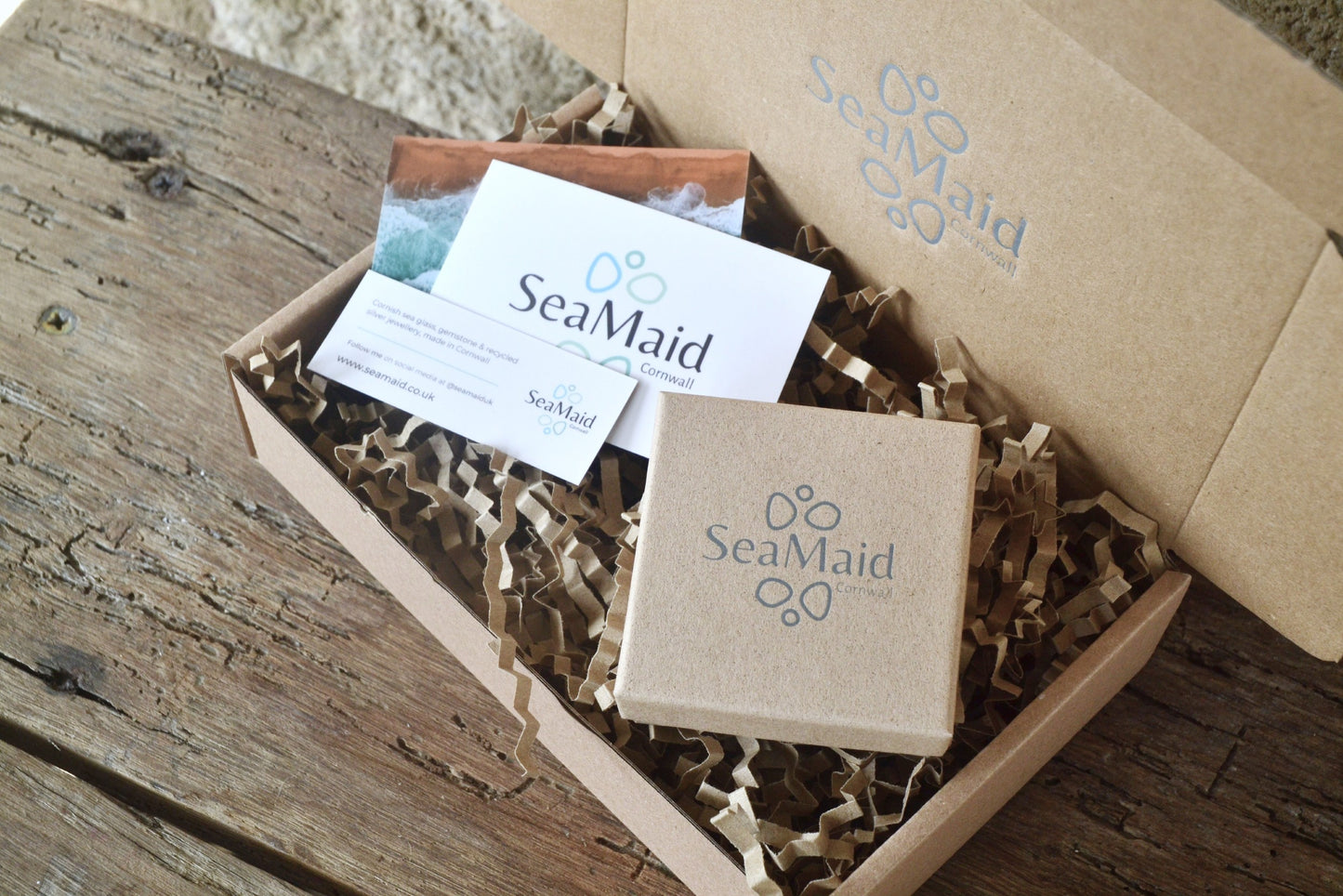 Blue Sea Pottery Necklace