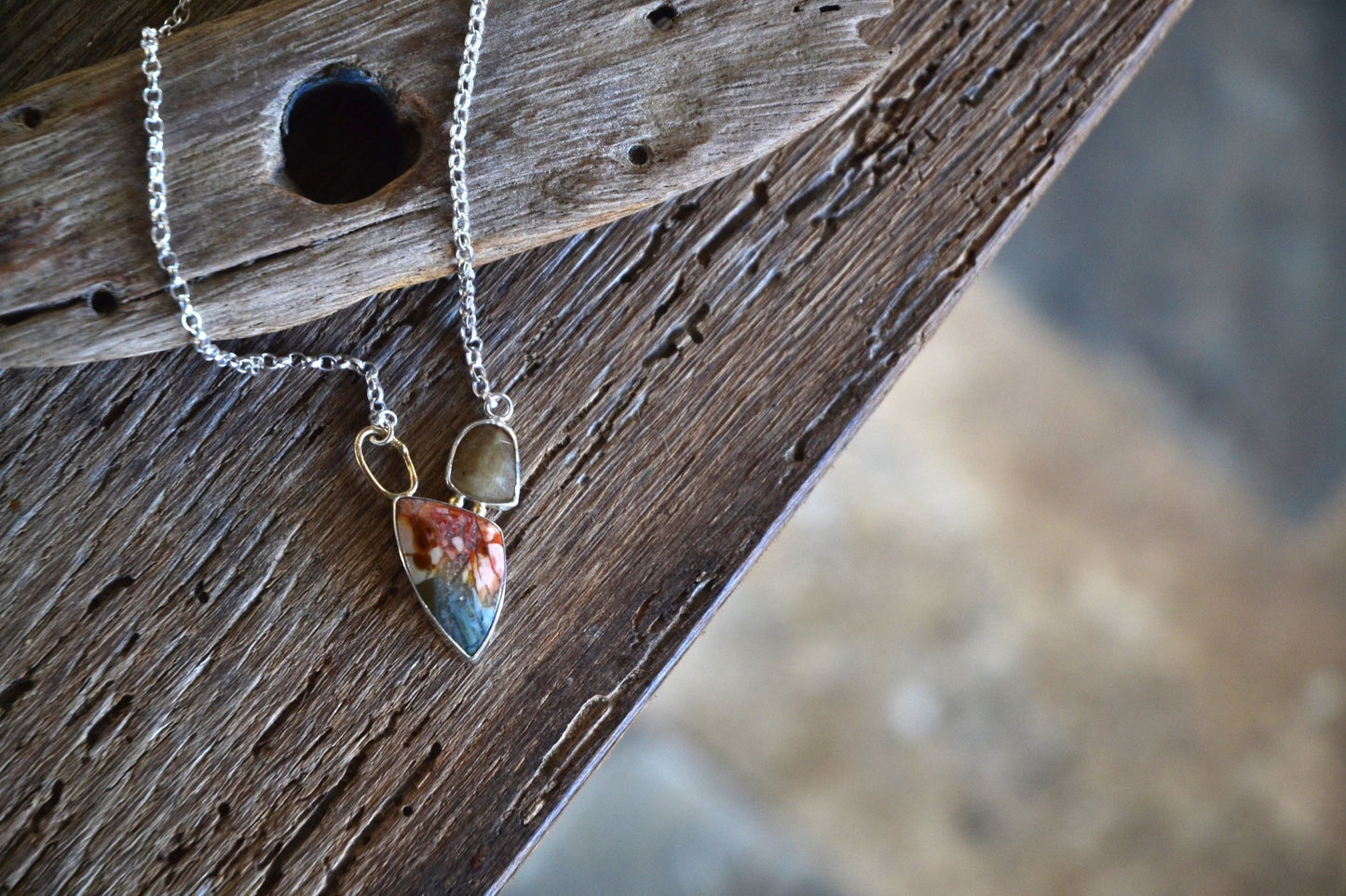 Jasper & Sapphire Necklace - SeaMaid