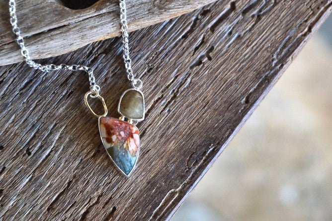 Jasper & Sapphire Necklace - SeaMaid