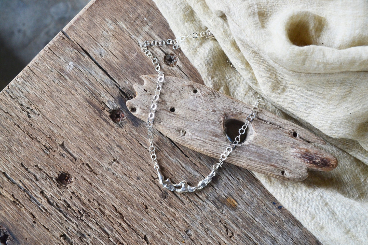 Molten Silver Necklace - SeaMaid