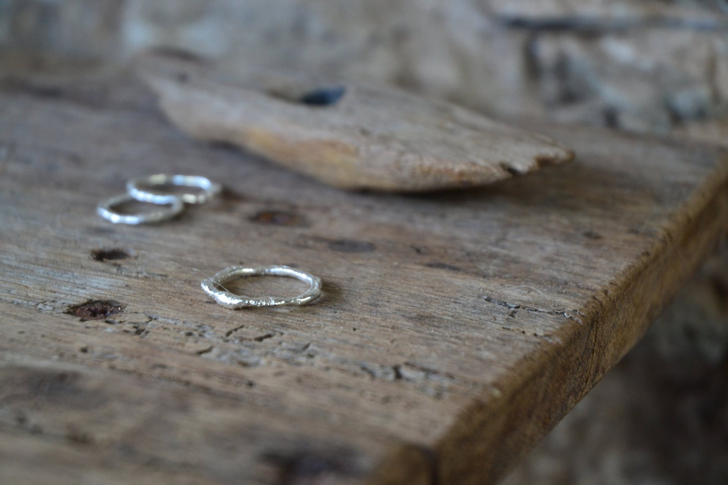 Molten Silver Ring - SeaMaid