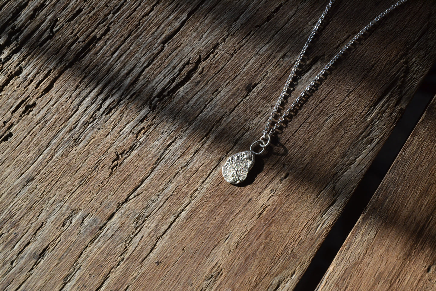 Molten Silver Strotha Necklace