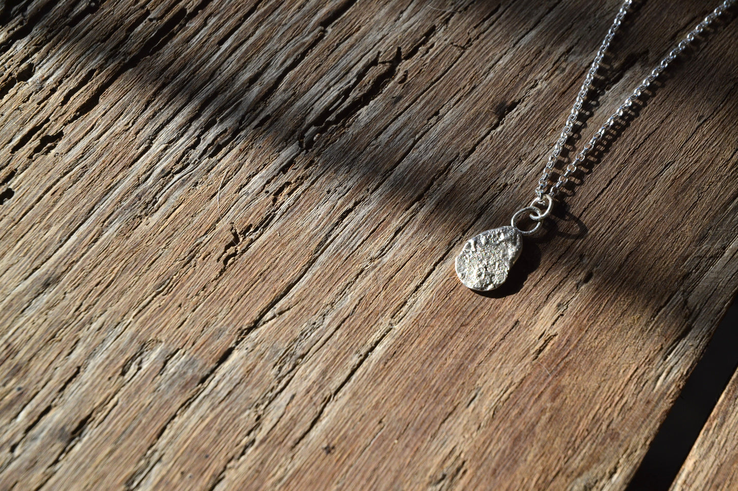 Molten Silver Strotha Necklace