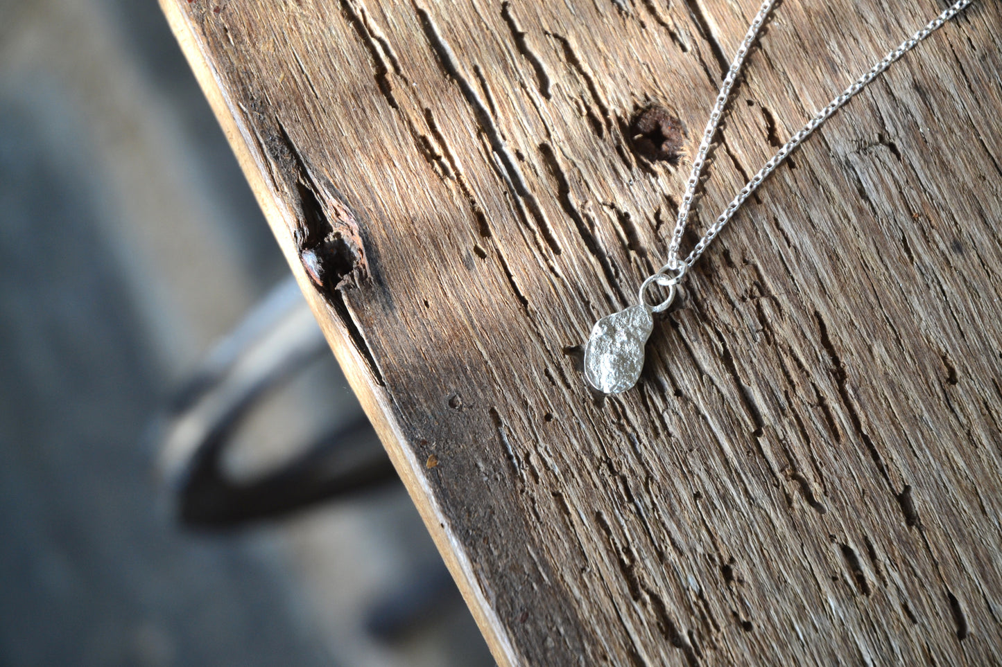 Molten Silver Strotha Necklace