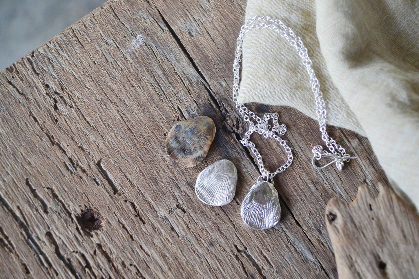 Silver Seashell Necklace - SeaMaid