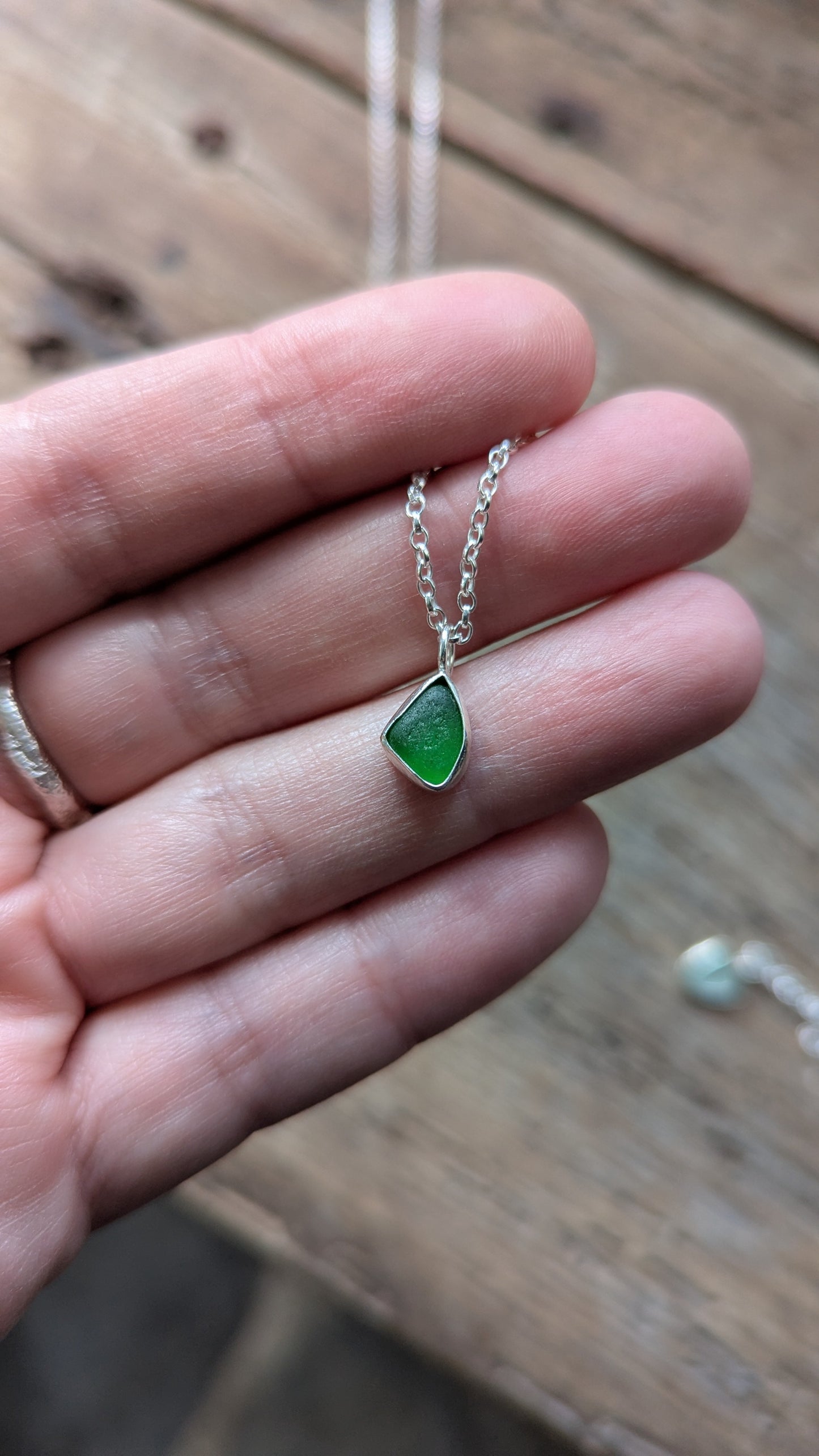 Mini Cornish Sea Glass Necklace