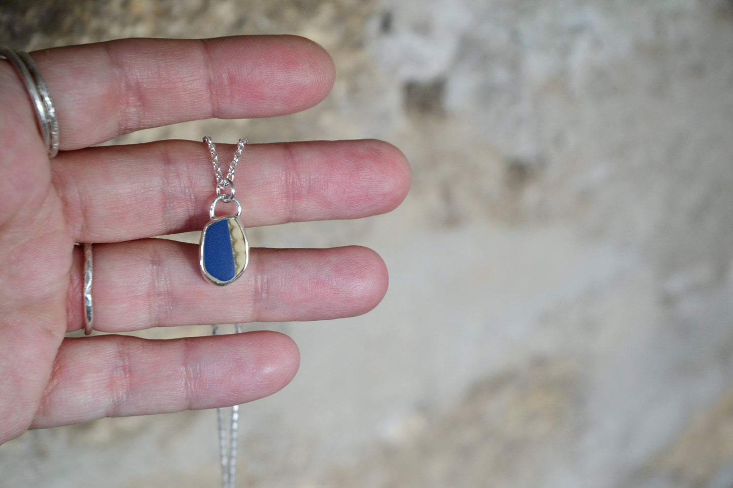Beach Pottery Necklace