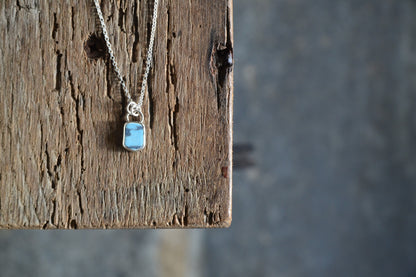 Blue Sea Pottery Necklace