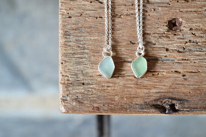 Pale Sea Glass Necklace