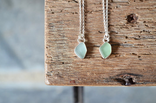 Pale Sea Glass Necklace
