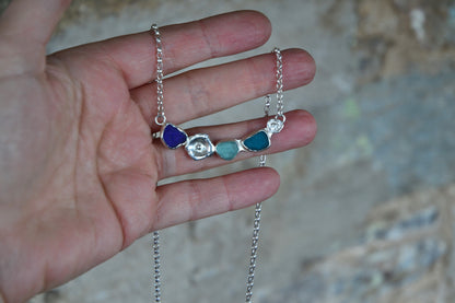 Rare Sea Glass Bar Necklace