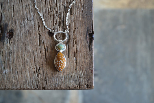 Fawn Jasper & Turquoise Necklace