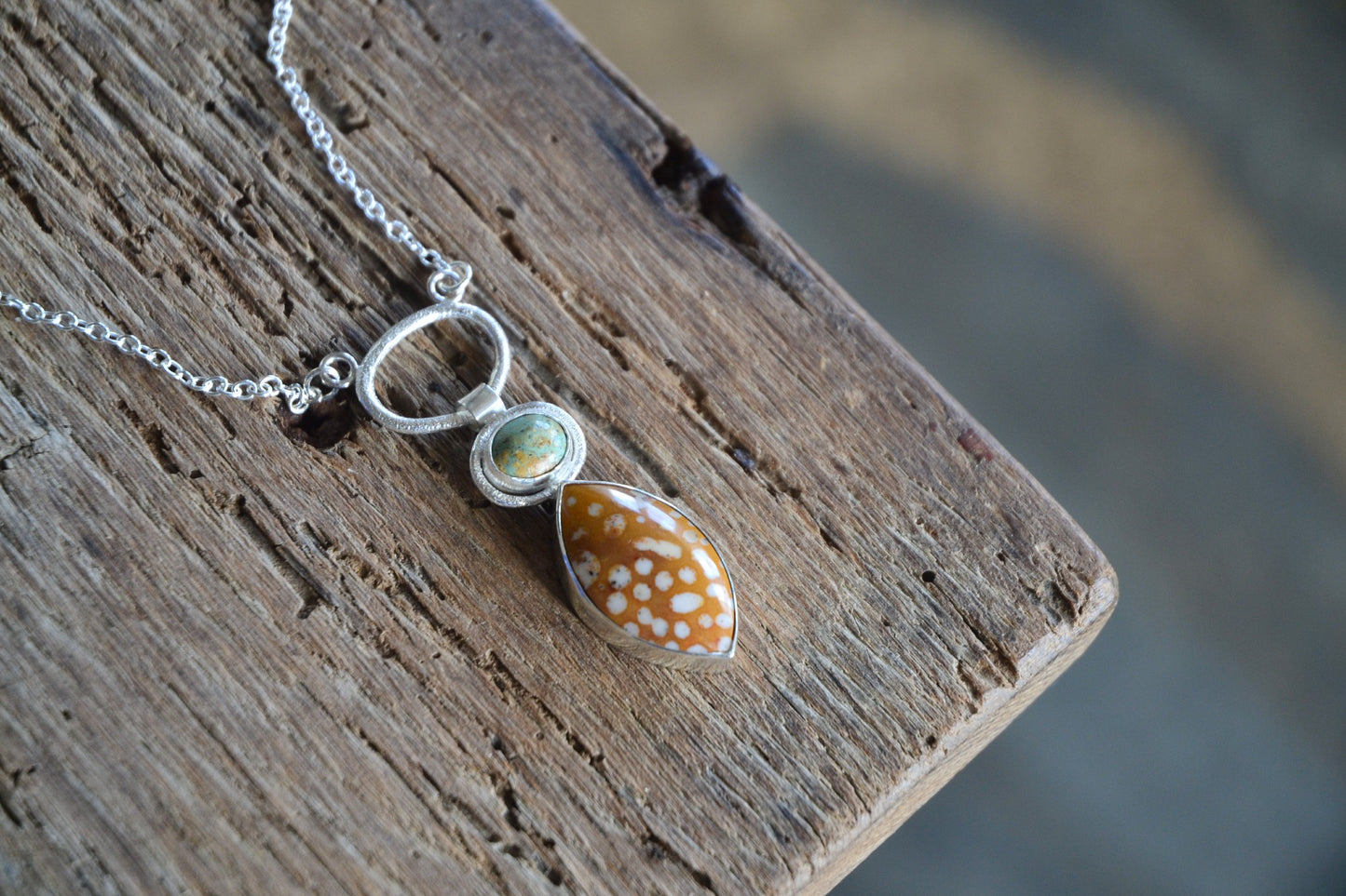 Fawn Jasper & Turquoise Necklace