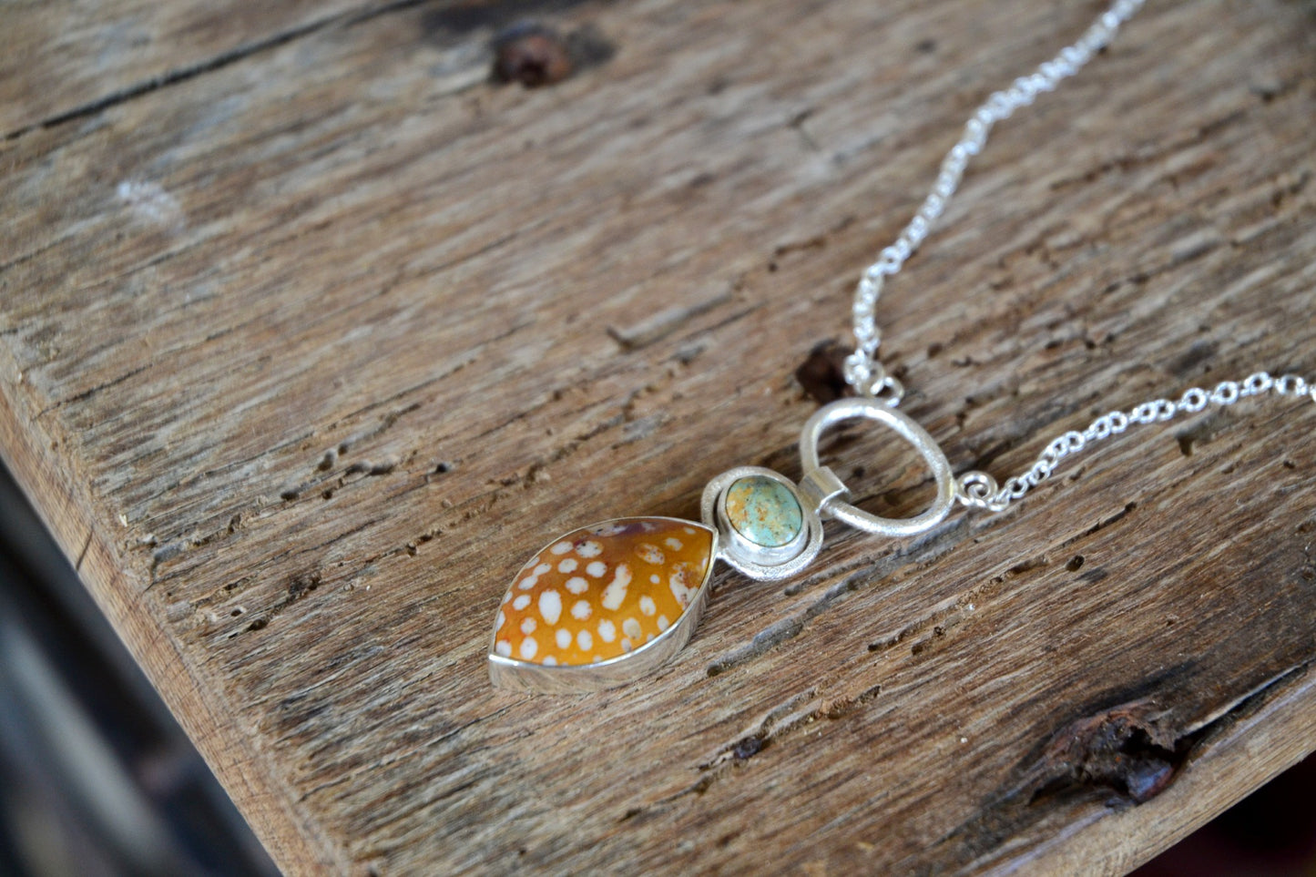 Fawn Jasper & Turquoise Necklace