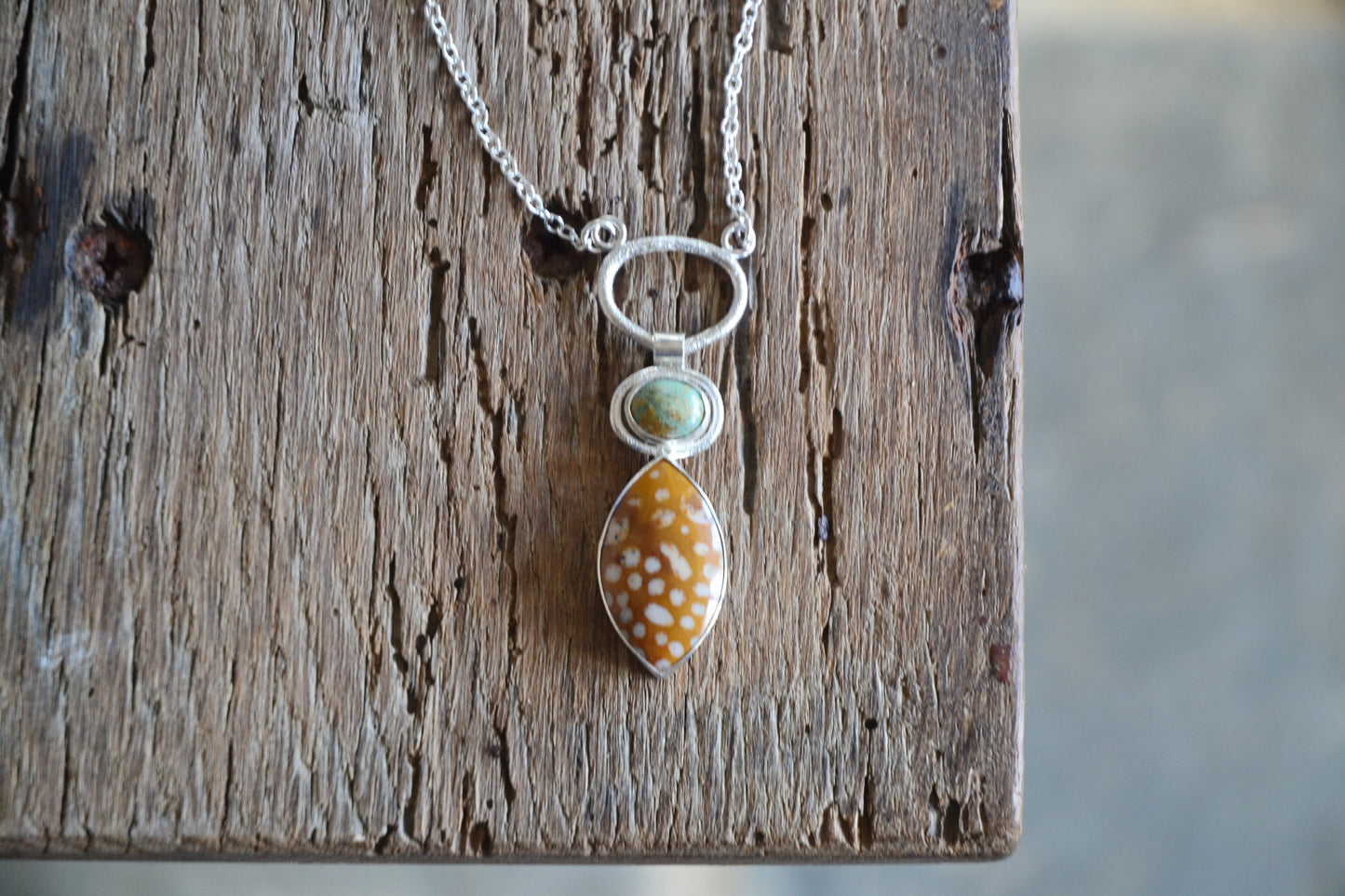 Fawn Jasper & Turquoise Necklace