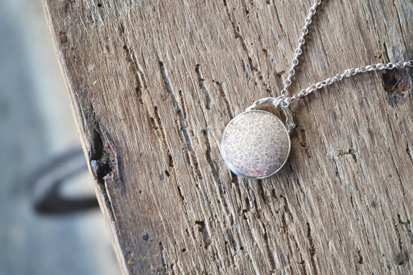 Fossilised Coral Necklace