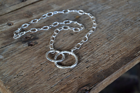 Molten Link Chain Necklace