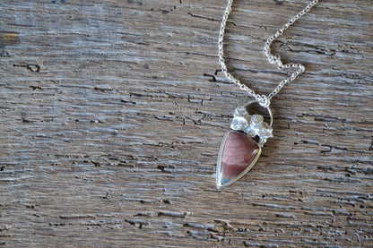Jasper & Molten Silver Necklace