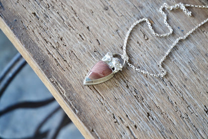 Jasper & Molten Silver Necklace