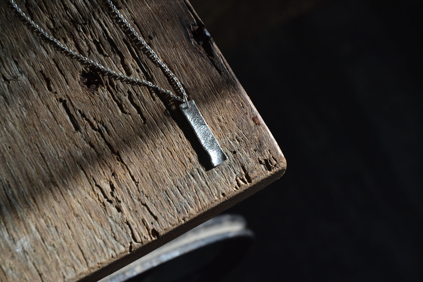 Silver Sandbar Necklace