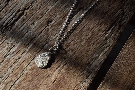 Molten Silver Strotha Necklace