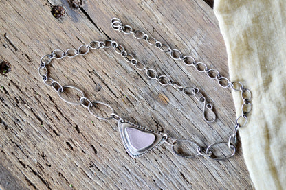 Pink Sea Glass Necklace