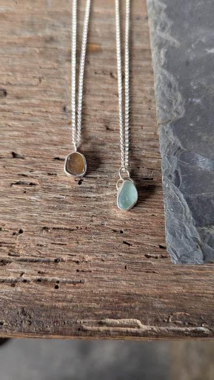Mini Cornish Sea Glass Necklace