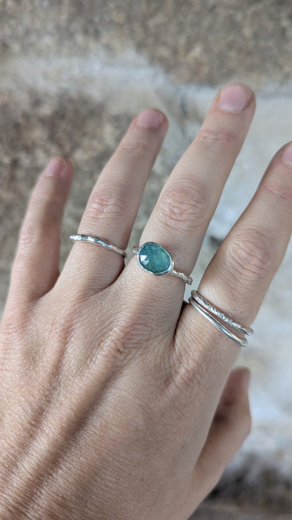 Grandidierite Ring - Size Q