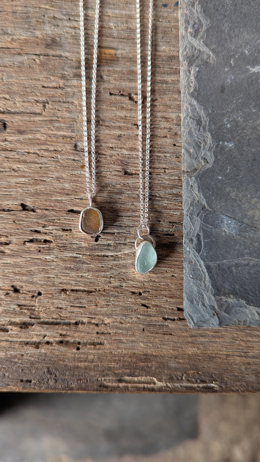 Mini Cornish Sea Glass Necklace