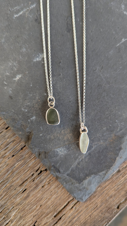 Mini Cornish Sea Glass Necklace