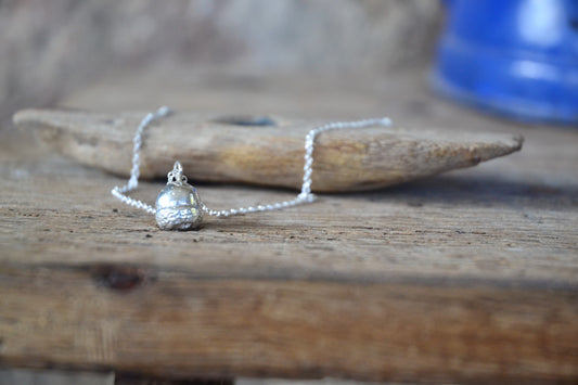 Silver Acorn Necklace