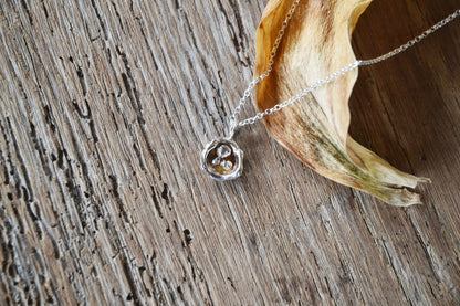 Silver Nest Necklace