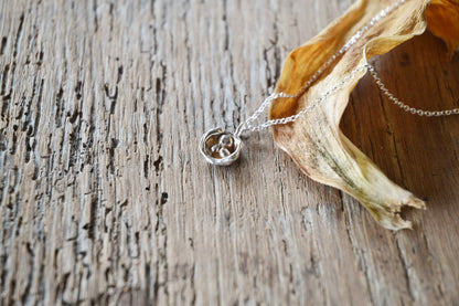 Silver Nest Necklace