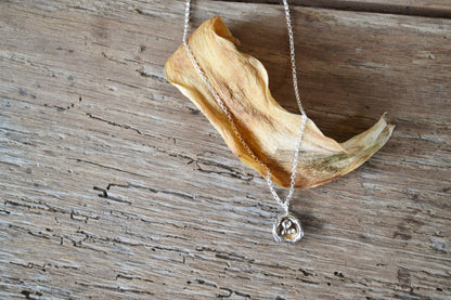 Silver Nest Necklace