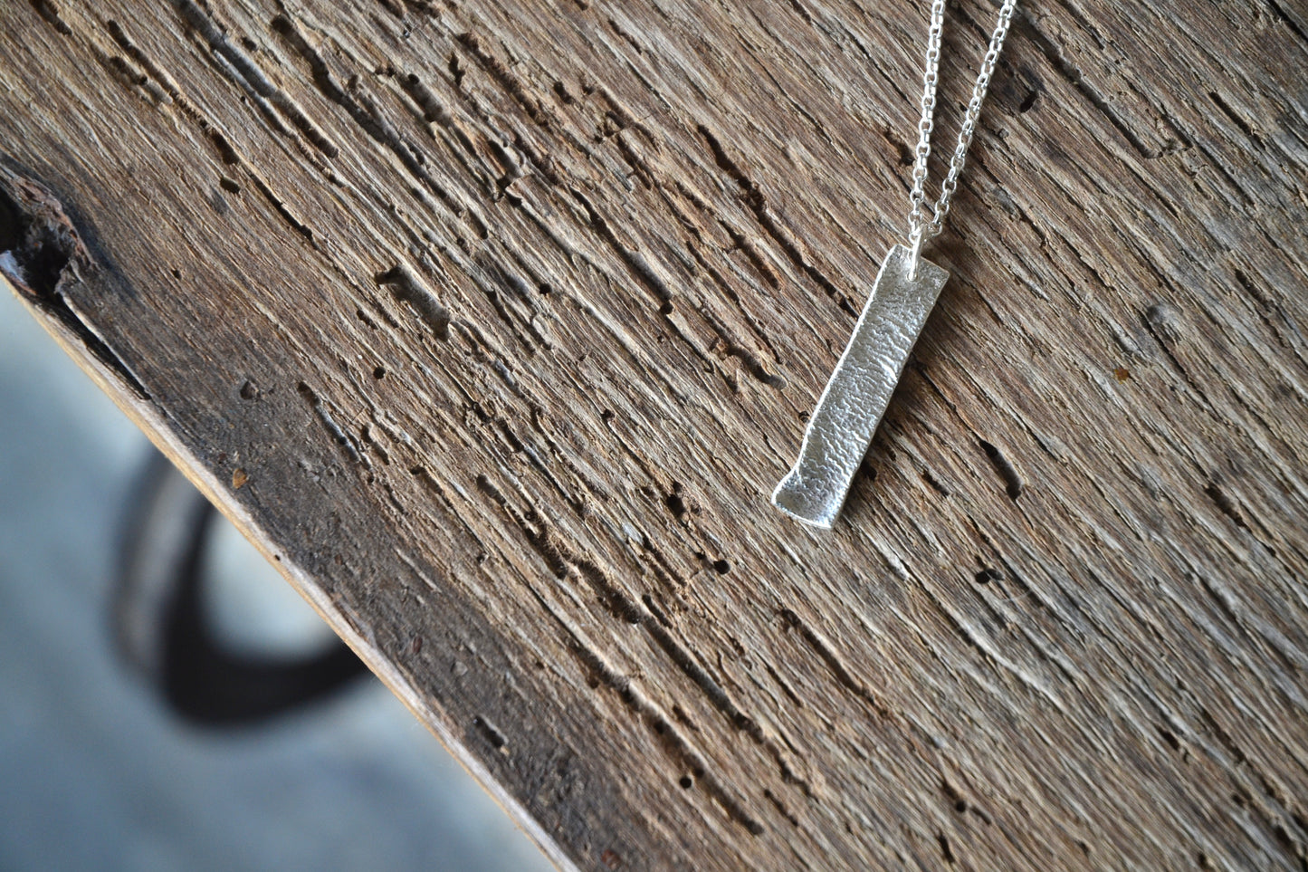 Silver Sandbar Necklace